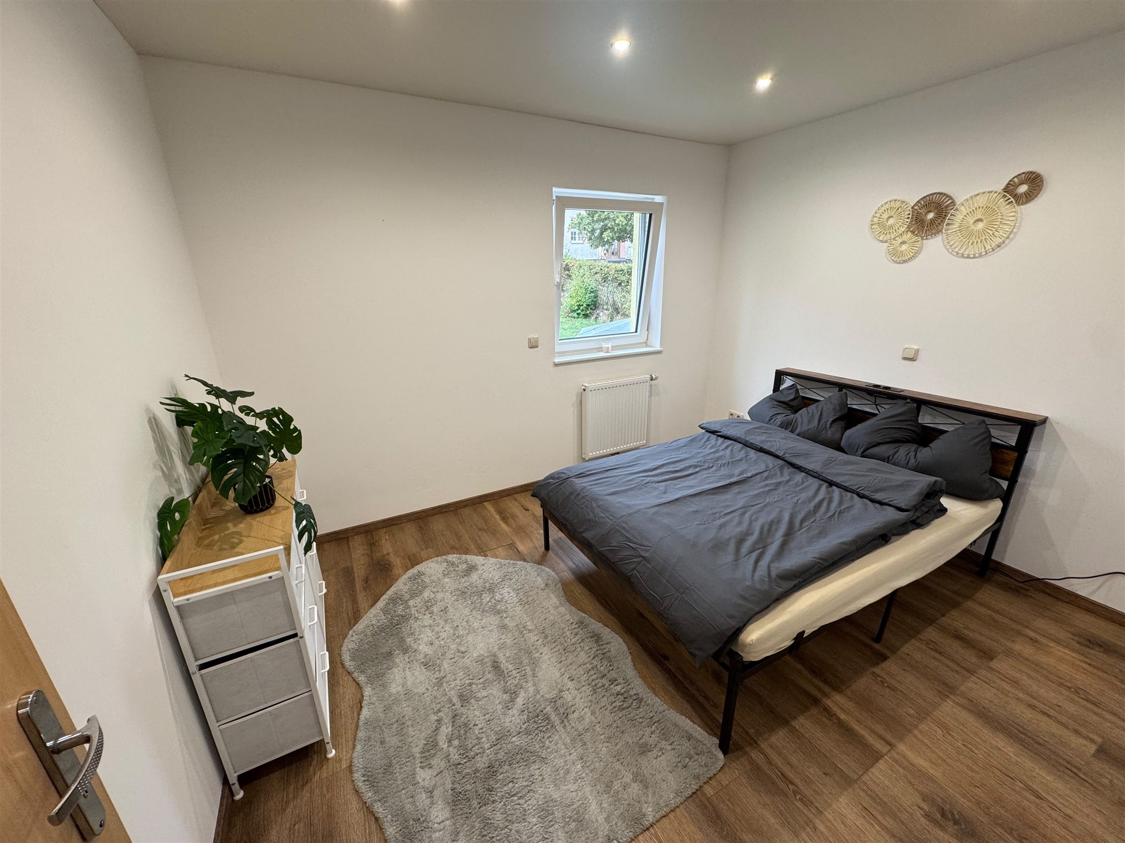 Zweites Schlafzimmer mit Doppelbett